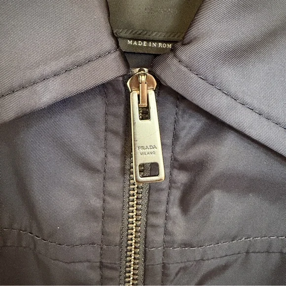 Prada Re-Nylon Navy Slim Jacket - Picture 3 of 10